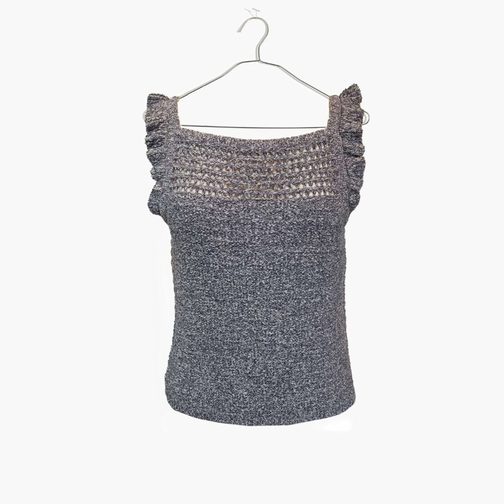 Madewell crochet sweater tank